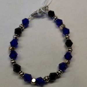 Blue and Black bracelet